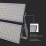 LED Прожектор С Кабел 500W 6500K Черно Тяло IP65 120LM-W SKU 97212 V-TAC