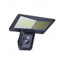 Соларен LED Прожектор за стена със сензор 5W 550Lm 6500K Черен КОД 3210150 Vito
