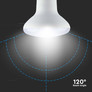 LED Bulb - SAMSUNG CHIP 11W E27 R80 Plastic 6400K