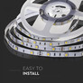 LED Strip SMD5050 - 30 LEDs 3000K IP20 6W/M