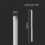 LED Tube T8 20W - 150 cm G13 GLASS Tube 3000K 25pcs/Box