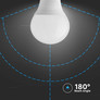 LED Bulb - SAMSUNG CHIP 3.7W E14 P45 Plastic 3000K