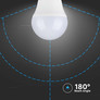 LED Крушка Е27 3.7W 6400К G45 SAMSUNG ЧИП SKU 8047 V-TAC