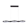 38W LED Designer Hanging Lamp Black 3000K