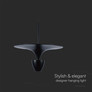 9W LED Designer Hanging Lamp (30*320*100CM) Black Body 4000K