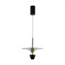 LED Пендал 9W 3000К Черен и Злато SKU 10085 V-TAC