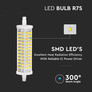 LED Крушка R7S 16W 43000К Пластик SKU 212835 V-TAC