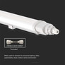LED Влагозащитено тяло L-Серия 1500mm 48W 6400K SKU 23086 V-TAC