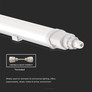 LED Waterproof Lamp L-SERIES 1500mm 48W 6400K Linkable