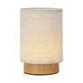 3W LED Fabric Table Lamp 3000K Beige Body