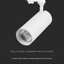 30W LED COB Tracklight 3in1 White Body