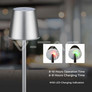 3W Led Table Lamp Rechargeable Touch Dimmable Grey Body 3000K