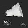 LED Spotlight SAMSUNG CHIP - GU10 6W Ripple Plastic 10°D 4000K