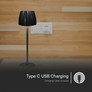 2.7W LED Table Lamp 3000K Black