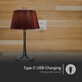 1.5W LED Table Lamp 3000K Chrome Brown