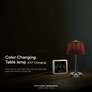 1.5W LED Table Lamp 3000K Chrome Brown