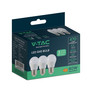 LED Bulb - 4.5W E27 G45 6500K 3PCS/PACK