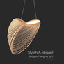 LED Designer Pendant Lampholder Wood Color Body D600