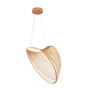 LED Designer Pendant Lampholder Wood Color Body D600
