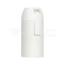 E14 LAMP HOLDER  (POLYBAG+CARD) - WHITE