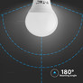 LED Крушка Е14 4W 6400K SKU 4124 V-TAC