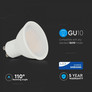 LED Крушка GU10 10W 3000K 100° SAMSUNG ЧИП SKU 878 V-TAC